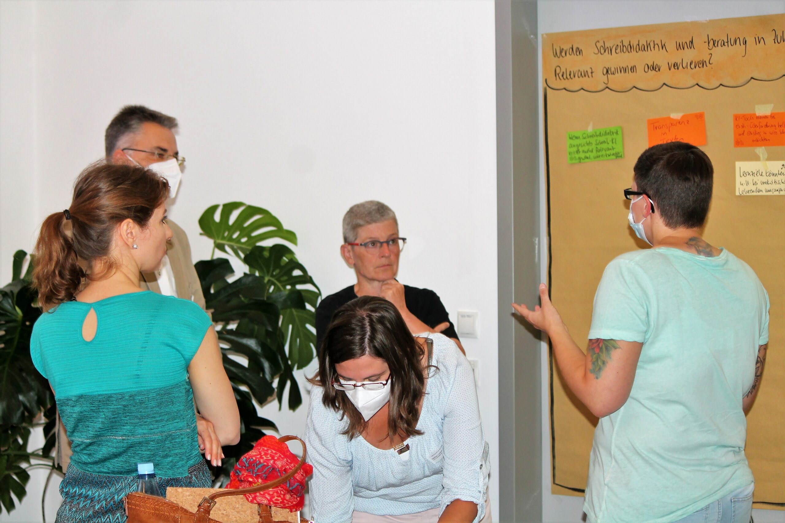 Learning AID am 30.08.2022: Diskussion im World Café