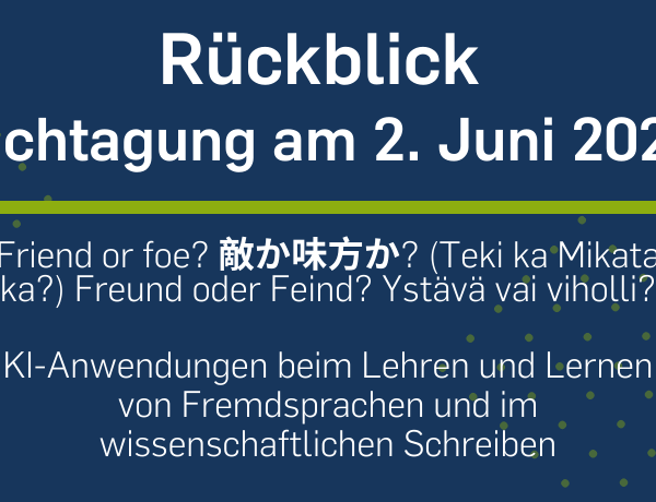 Beitragsbild Rückblick KI-Fachtagung