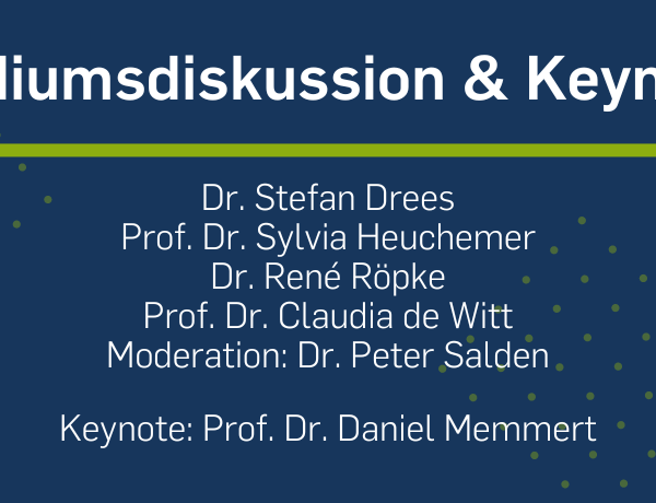 Beitragsbild Podiumsdiskussion & Keynote
