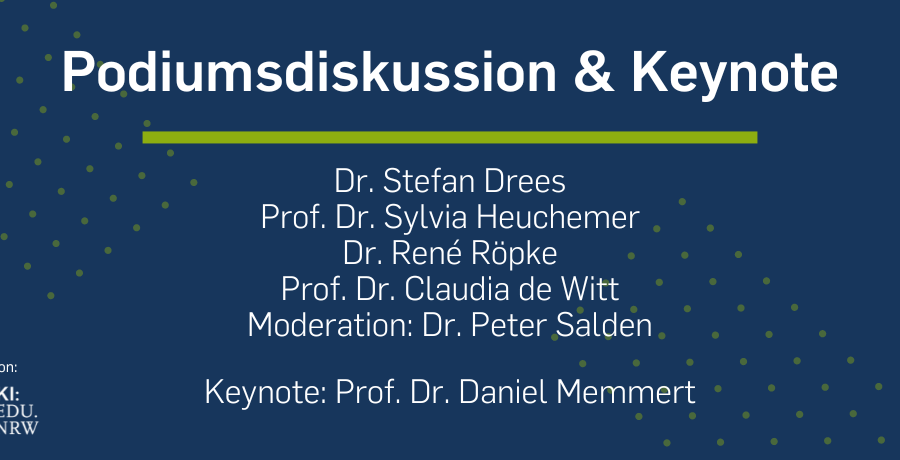 Beitragsbild Podiumsdiskussion & Keynote