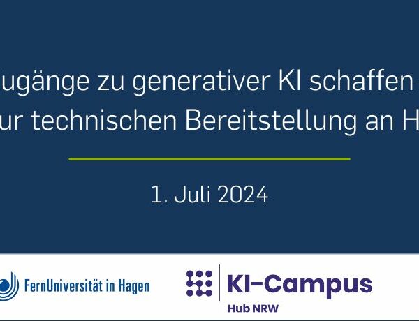 Beitragsbild Symposium Zugänge zu generativer KI schaffen