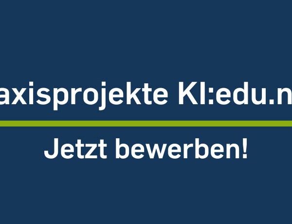 Beitragsbild Praxisprojekte KI:edu.nrw Jetzt bewerben