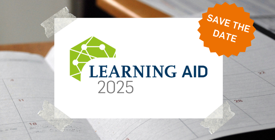 Beitragsbild Learning AID 2025 Save the Date
