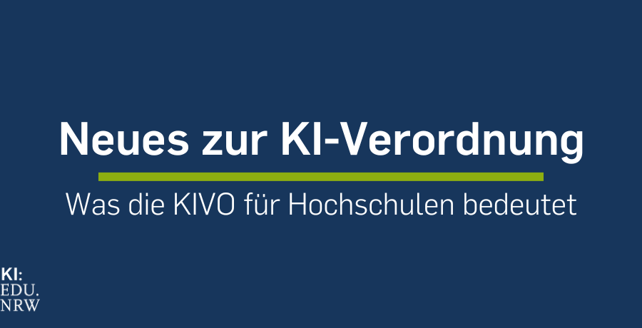 Beitragsbild Neues zur KI-Verordnung