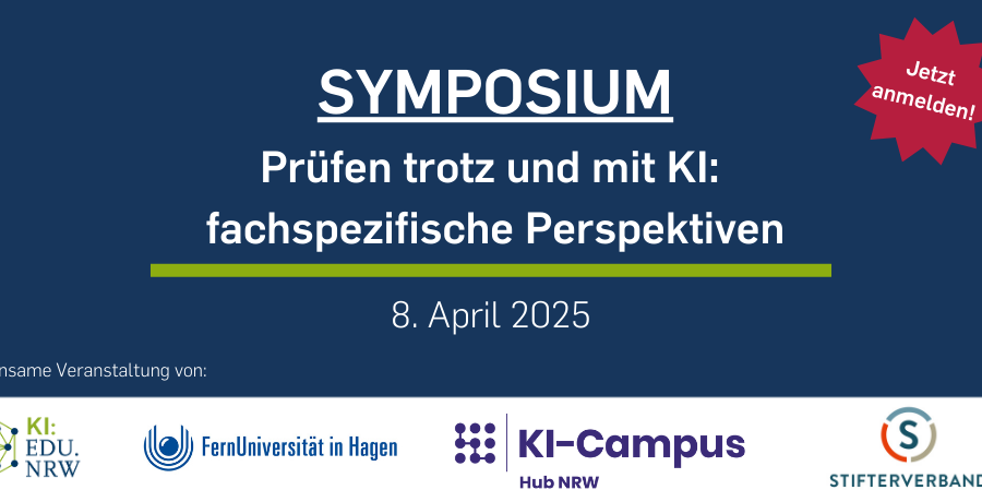 Beitragsbild Symposium Prüfen mit KI jetzt anmelden