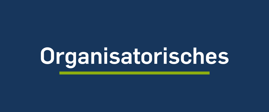Organisatorisches