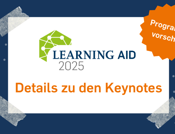 Beitragsbild Keynotes auf der Learning AID 2025