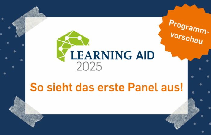 Beitragsbild erstes Panel auf der Learning AID 2025