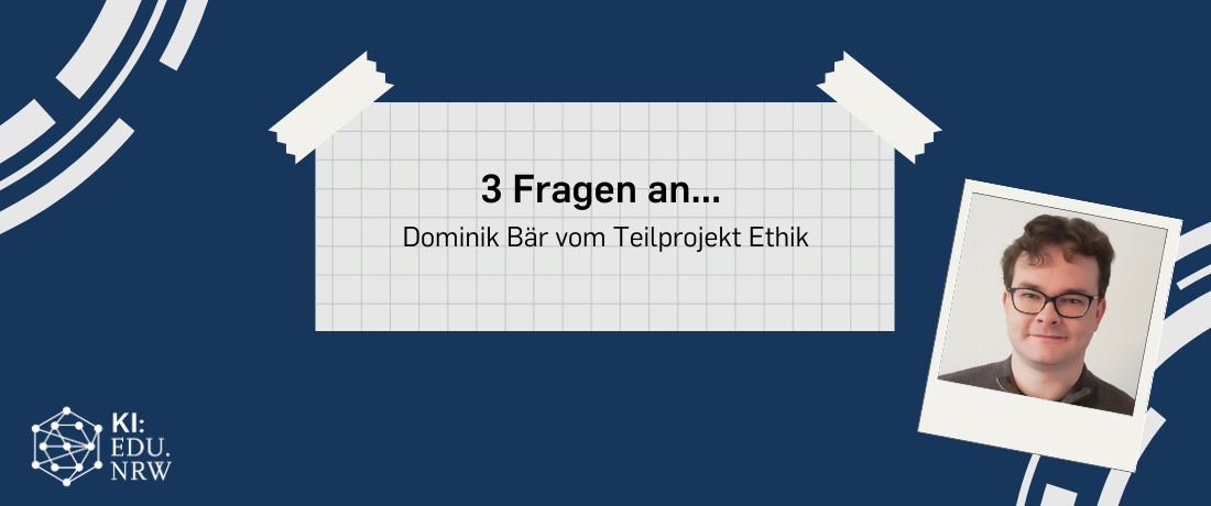 Beitragsbild 3 Fragen am Dominik Bär