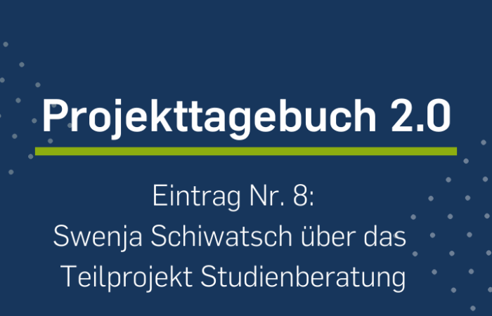 Beitragsbild Projekttagebuch Studienberatung