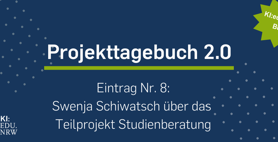 Beitragsbild Projekttagebuch Studienberatung