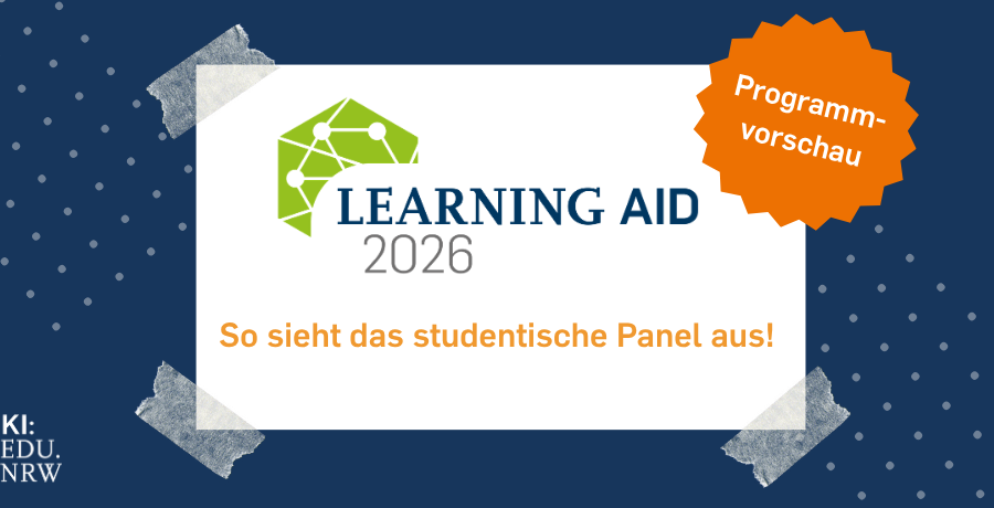 Learning AID 2026 Programmvorschau: So sieht das studentische Panel aus!